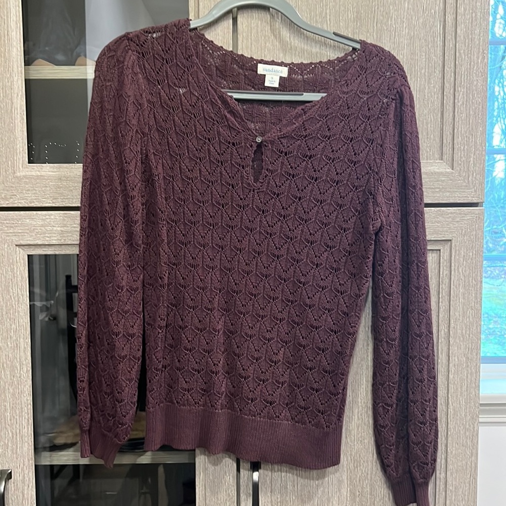 Dark purple sweater